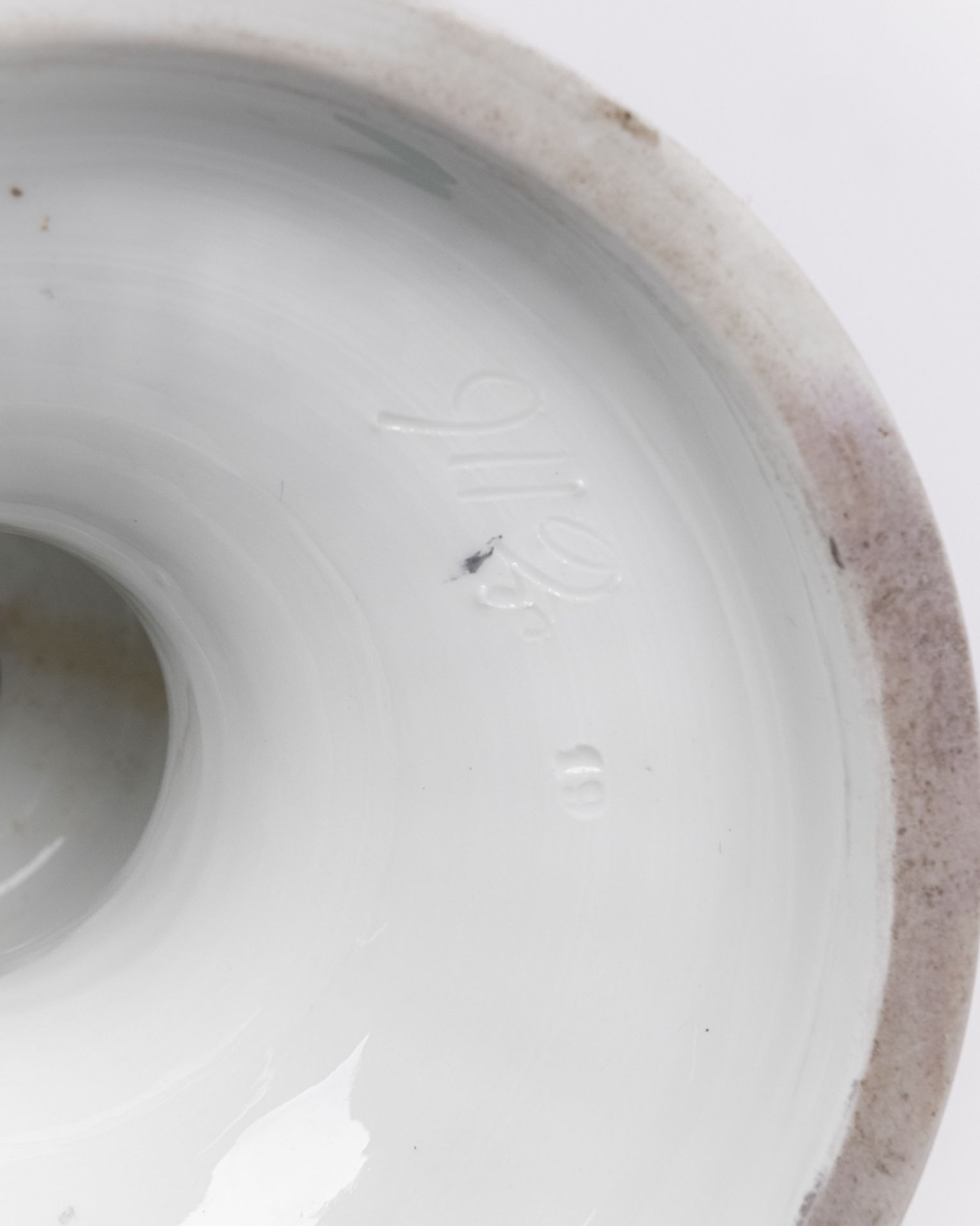 Schlangenhenkelvase, Meissen, Schwertervase, 1850-1924, 1. Wahl, Modellnummer E 116, balusterförmig - Bild 3 aus 4