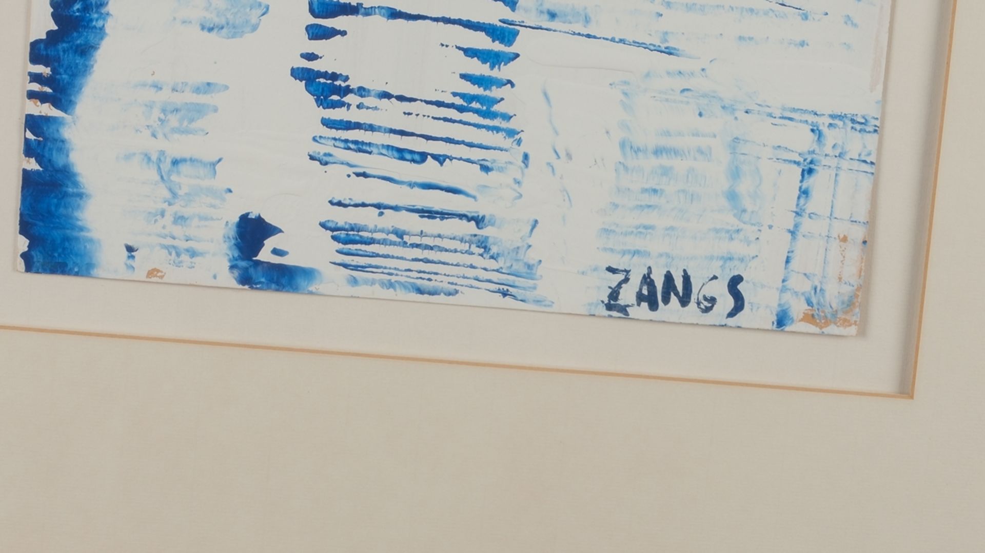 Zangs, Herbert (geb. Krefeld 1924, studierte an der KA Düsseldorf bei Pankok, diverse Studienreisen - Bild 3 aus 3