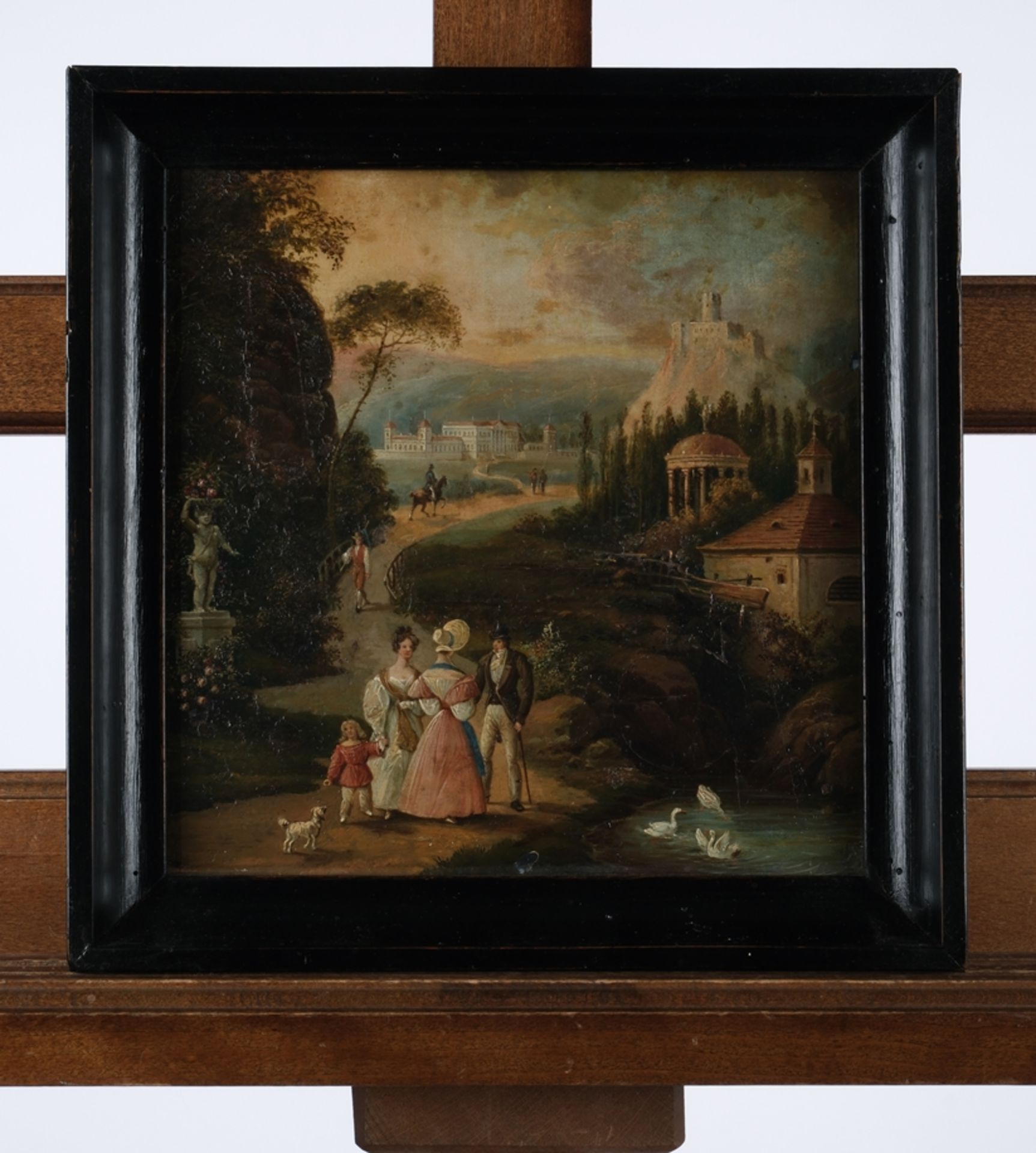 Hoffmeister, Carl Ludwig (1790 Wien - 1843 ebenda, österreichischer Maler von Wiener Bilderuhren) z - Bild 2 aus 4