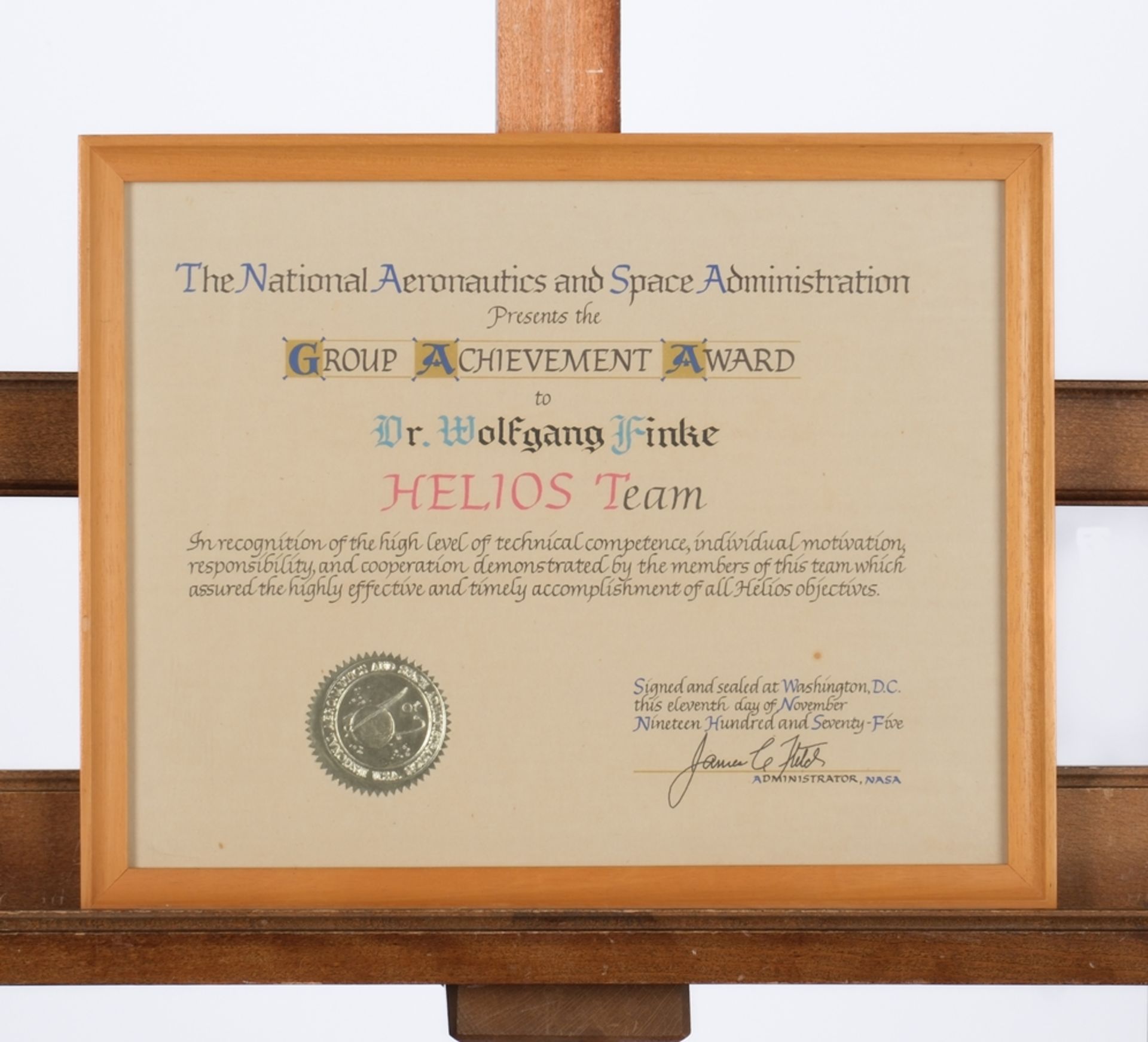 Nachlass Dr. Wolfgang Finke-Osiander (1925 - 2014), Ministerialdirektor im Bundesministerium für Fo - Bild 6 aus 12