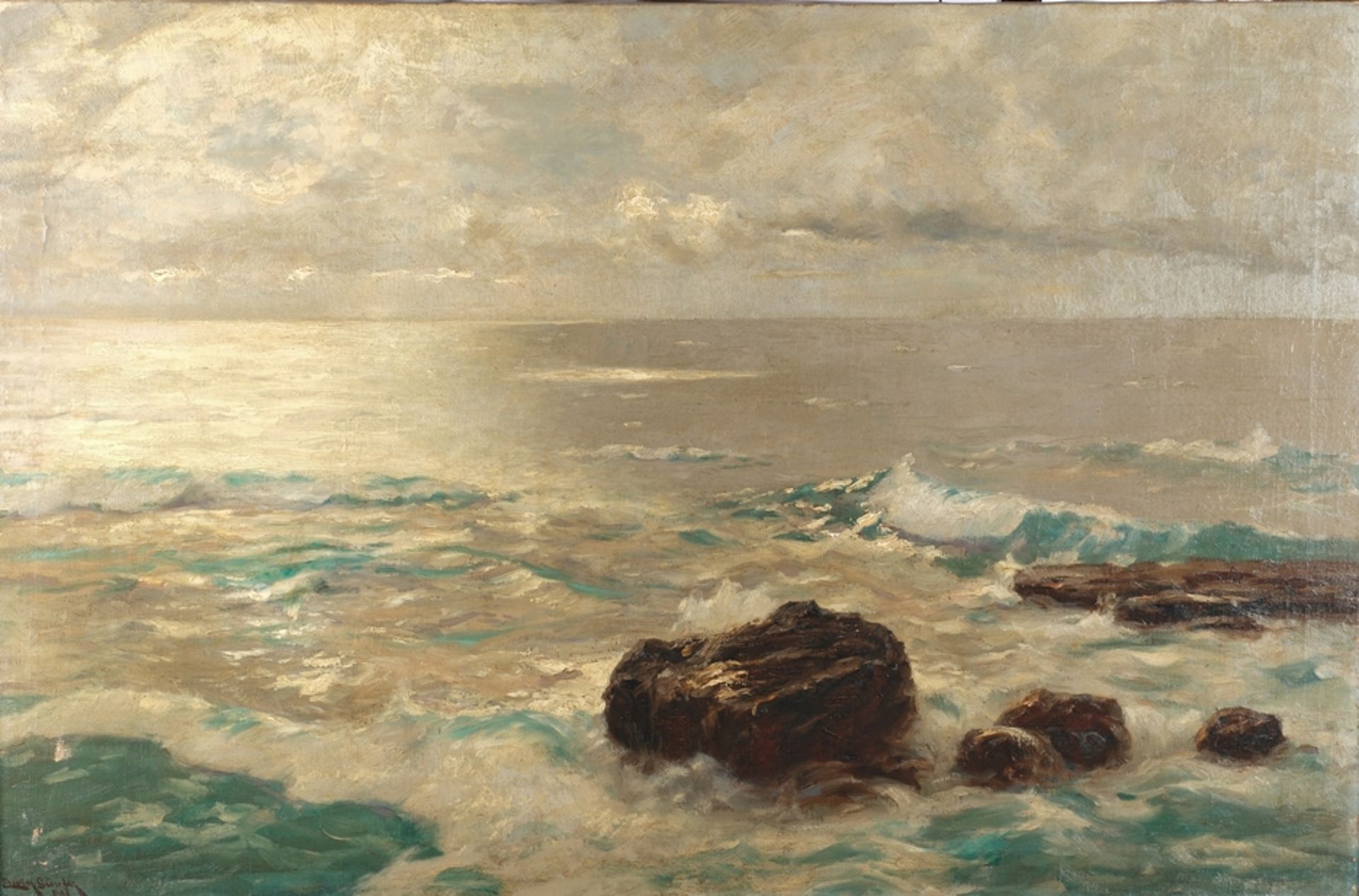 Günther auch Günter, Erwin Carl Wilhelm (1864 Hamburg - 1927 Düsseldorf, deutscher Landschafts- und