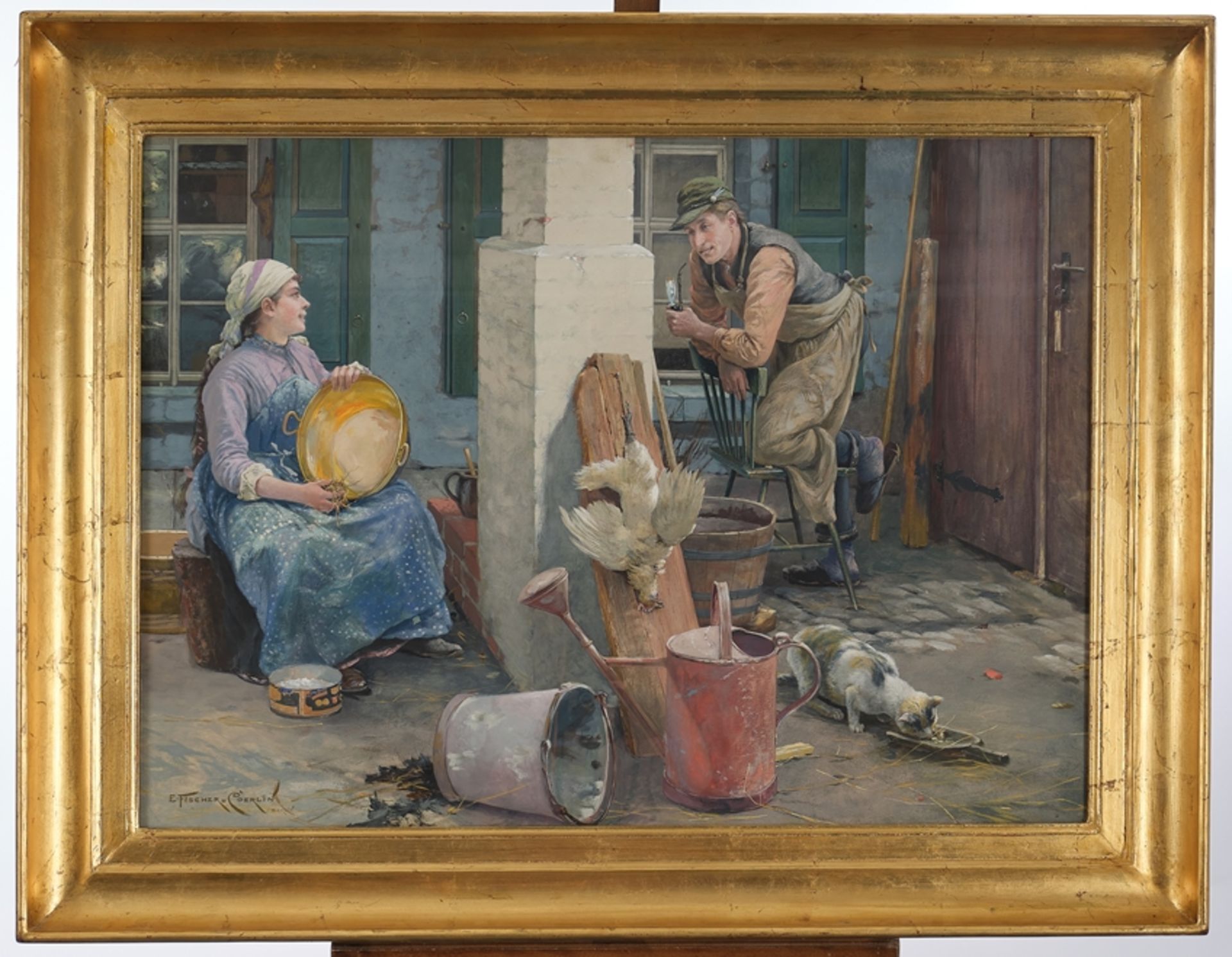 Fischer-Coerlin, Ernst Albert (Cörlin 1853 - 1932 Berlin, Schüler der KA Berlin, Meisterschüler von - Bild 2 aus 8