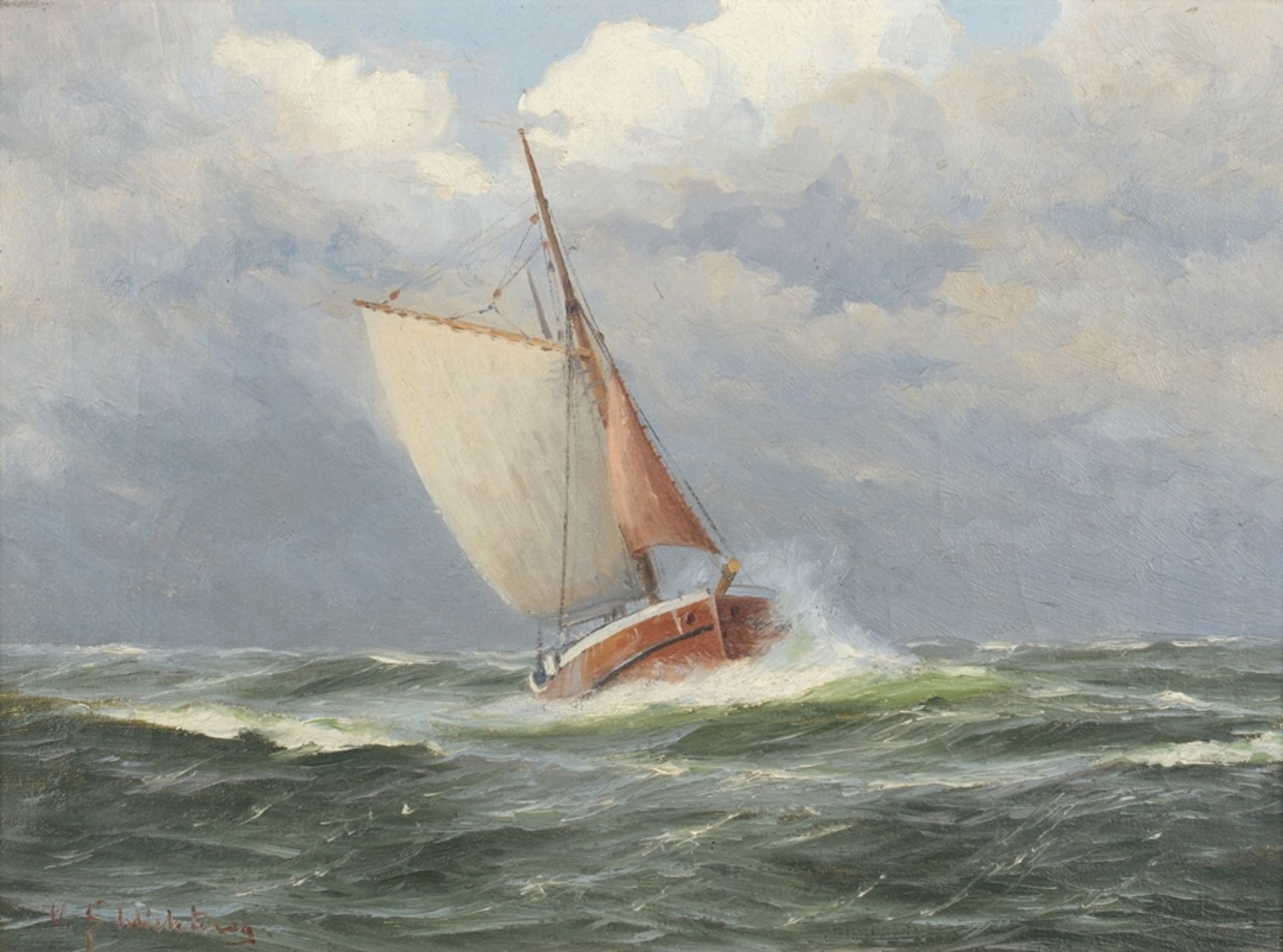 Schlichting, Waldemar (Berlin 1896 - 1970, Marinemaler),