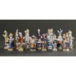 13 Diverse Meissen "Märchenfiguren": "Dornröschen" (Modell-Nr. 81990), "Rotkäppchen" (81991), "Häns