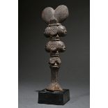 Außergewöhnlicher Shango Stab, Osé Ṣàngó, Yoruba, Ekiti, Efon-Alaaye, Nigeria, ritueller Tanzstab d