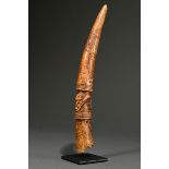 Wahrsagerstab der Yoruba, Nigeria frühes 20.Jh., fein gearbeiteter Divination Tapper Stab zur Beweg