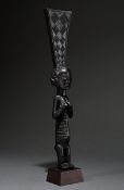 Luba-Holoholo Stabfigur, Region westliches Ufer des Tanganjikasees (DR Kongo), wohl vor 1916, Holz,