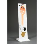 Meissen Unikat Plastik "o.T." mit polychromer Malerei und Goldstaffage, Entw.: Olaf Fieber, sign./n