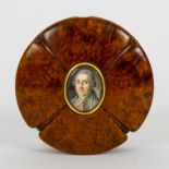 Seltene Tabatière mit Porträtmalerei, Gustav Keller, Paris, um 1850