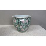 Blumenübertopf Porzellan Asiatisch