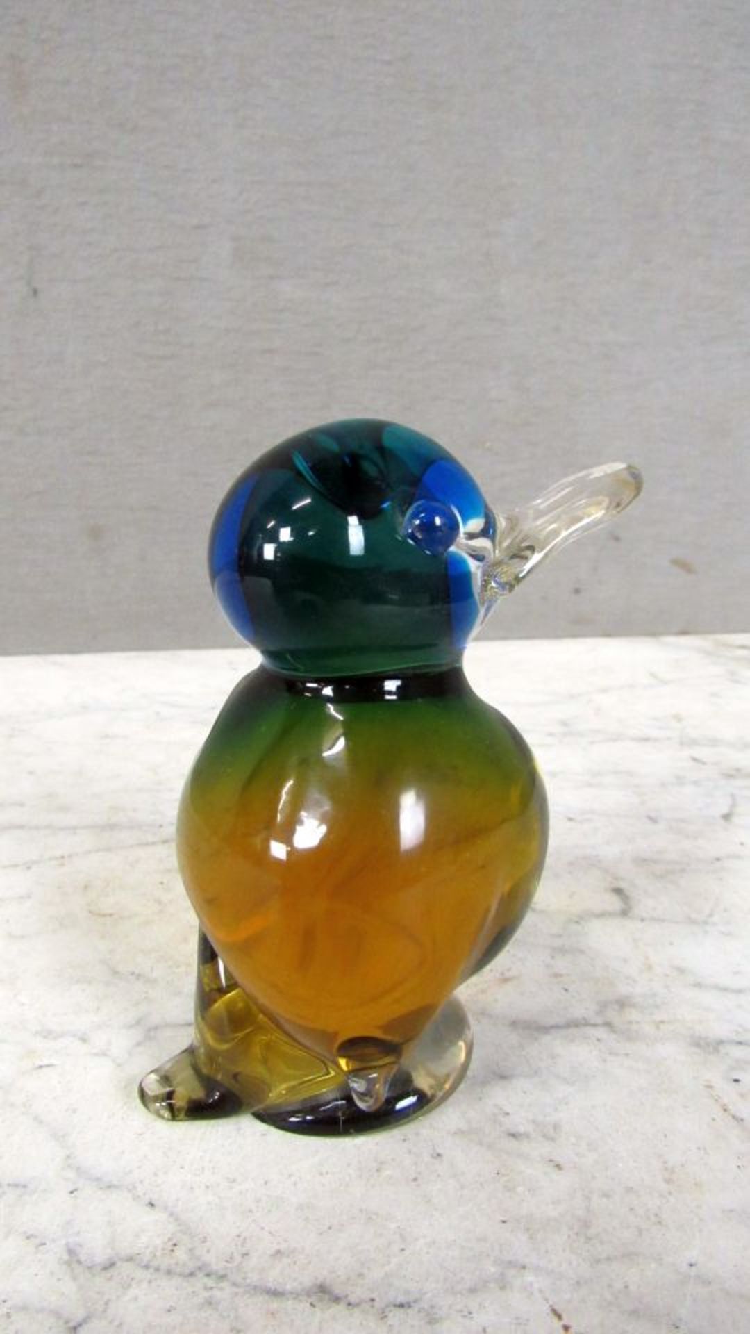 Glasskulptur Murano stehende Ente - Bild 4 aus 5