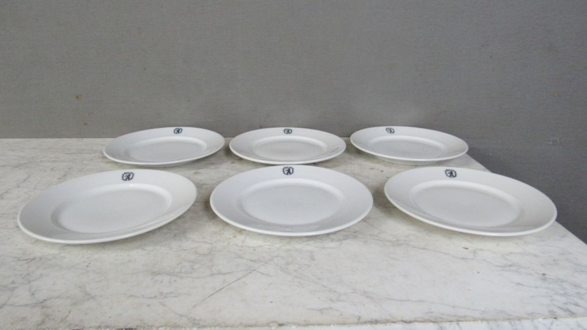 6 Porzellanteller KPM mit Logo - Bild 4 aus 7