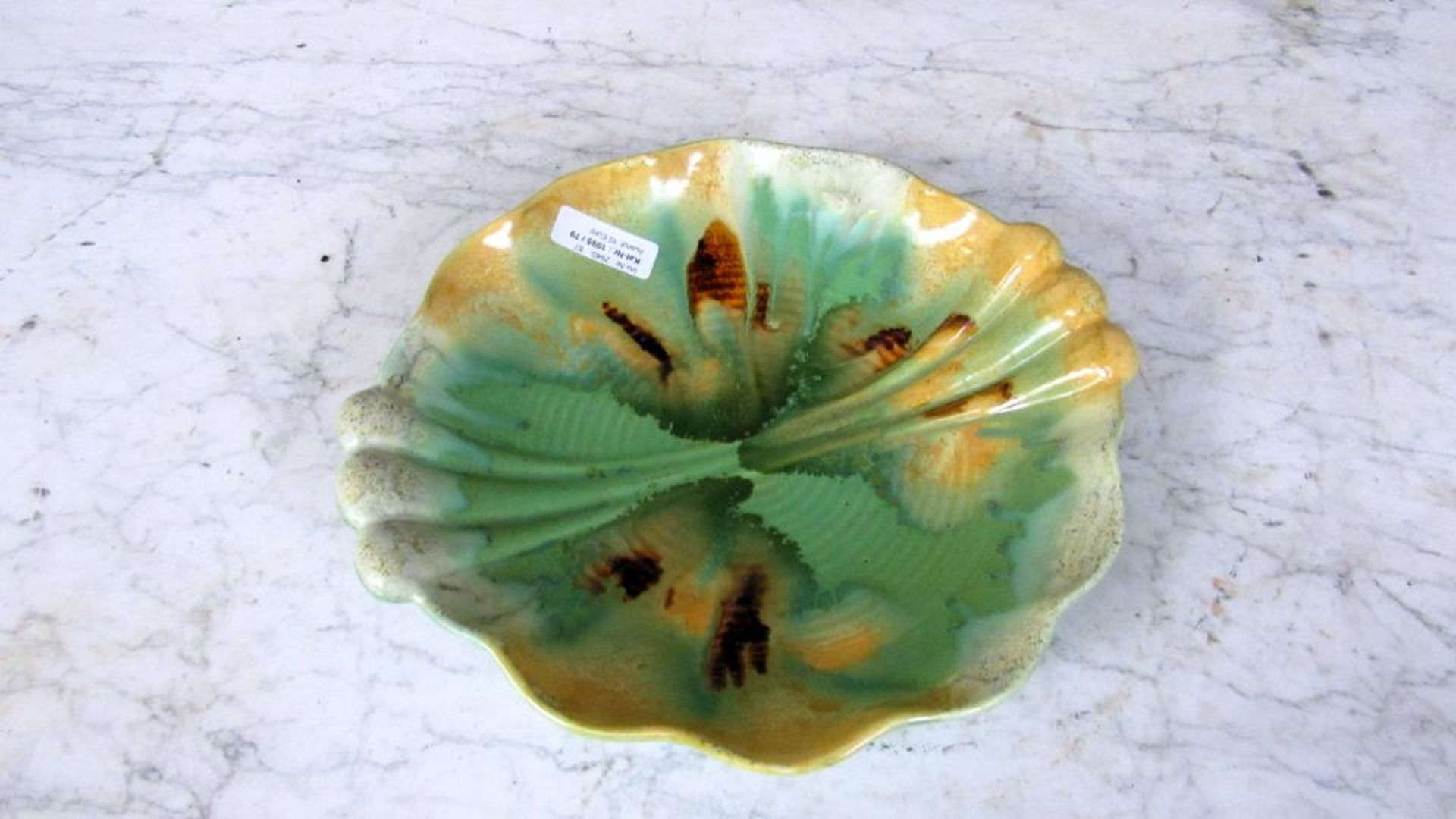 Art Deco Obstschale Spritzdekor 33cm