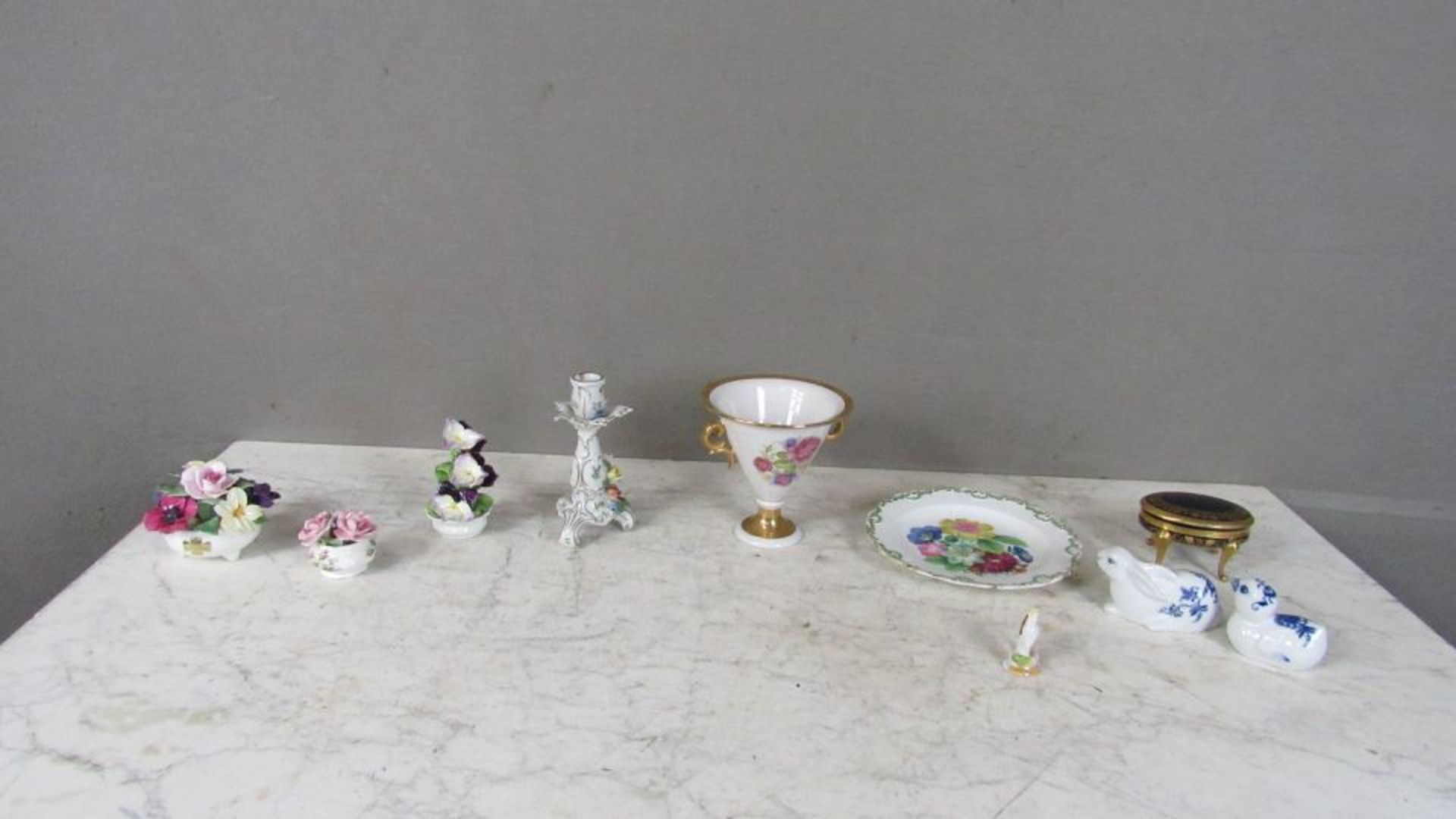 Konvolut Porzellan gemischt unter