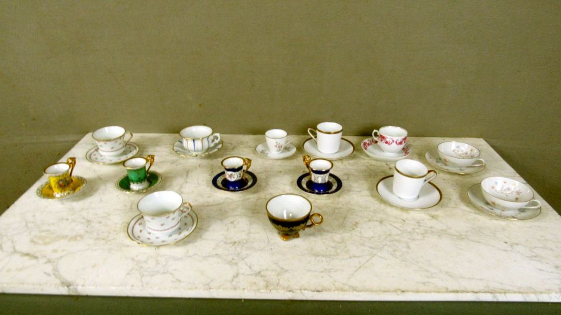 Konvolut Sammeltassen Mokkatassen