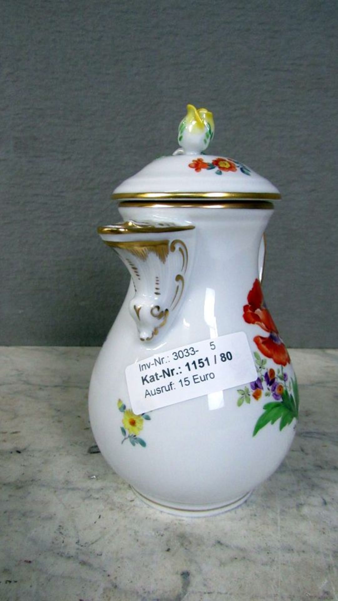 Porzellan Meissen Schwertermarke Mokka - Bild 3 aus 6