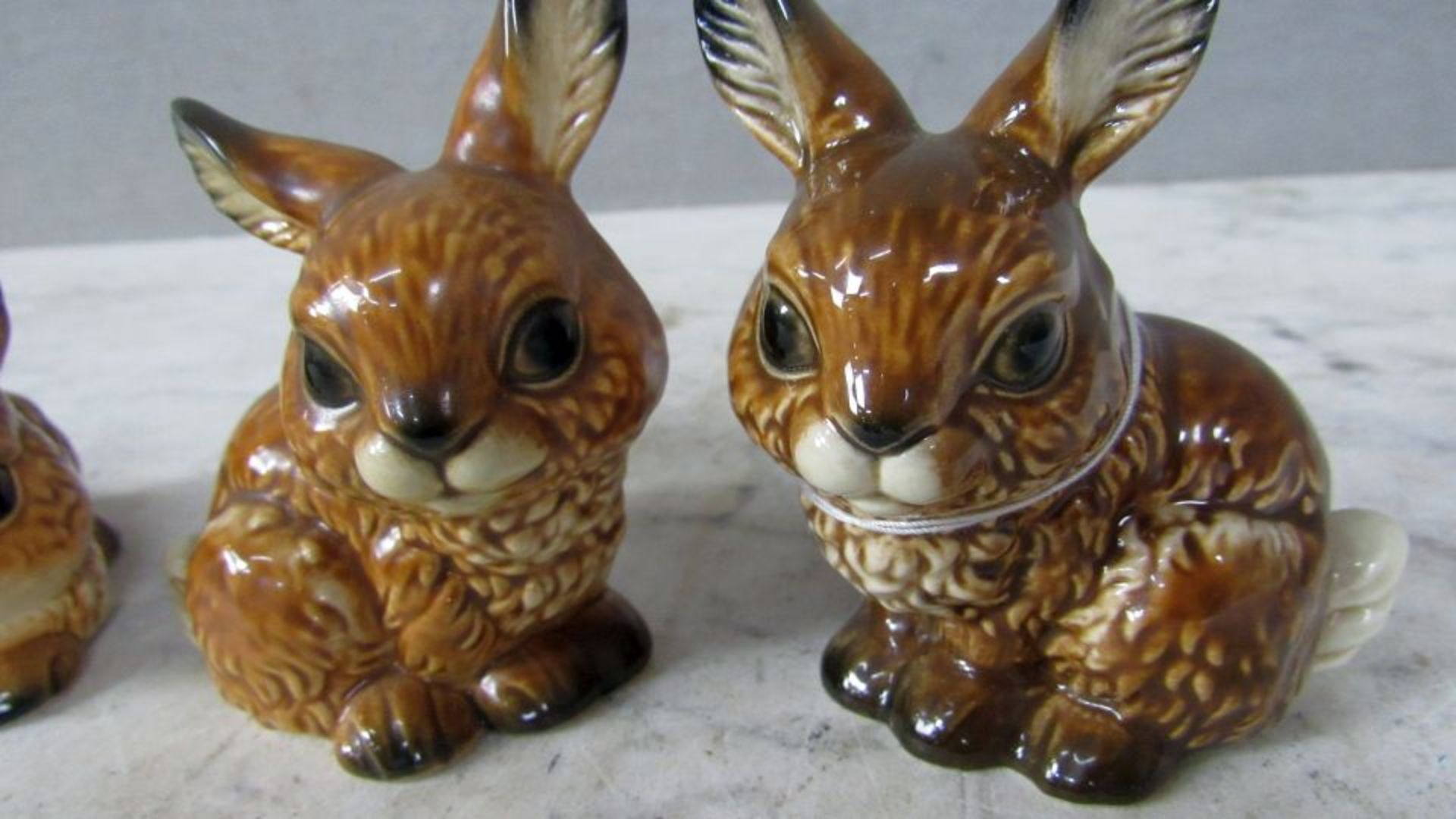 3 Porzellanfiguren Hasen Goebel 1x - Bild 2 aus 8