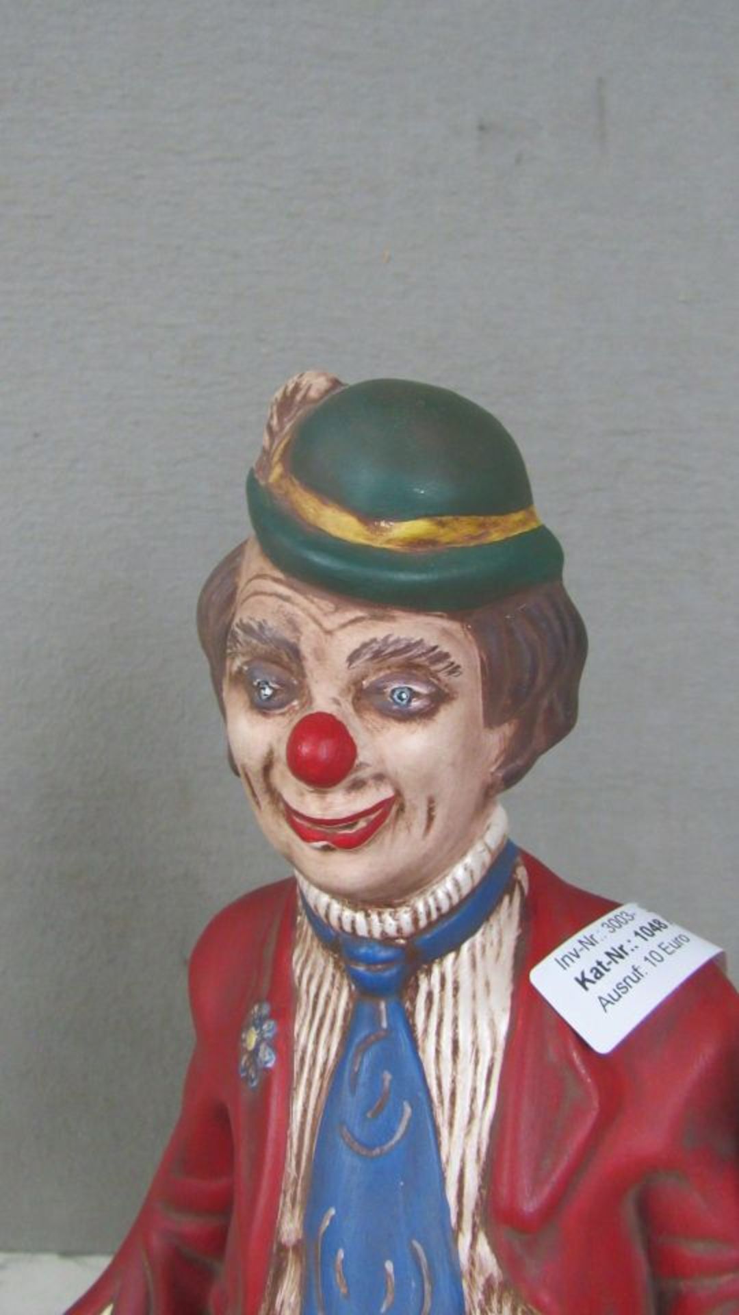 Keramikfigur Clown 39cm hoch - Bild 2 aus 7