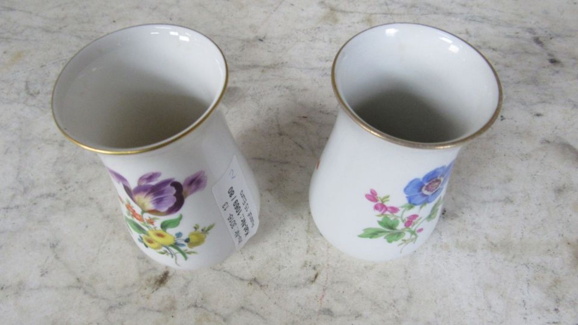 Meissen Porzellan Schwertermarke Paar - Bild 2 aus 6