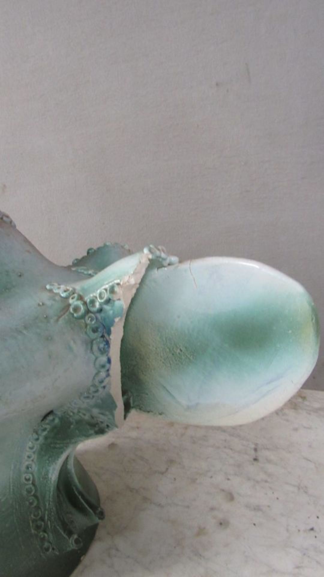 Skulptur lasierte Keramik Fabelwesen - Bild 3 aus 8