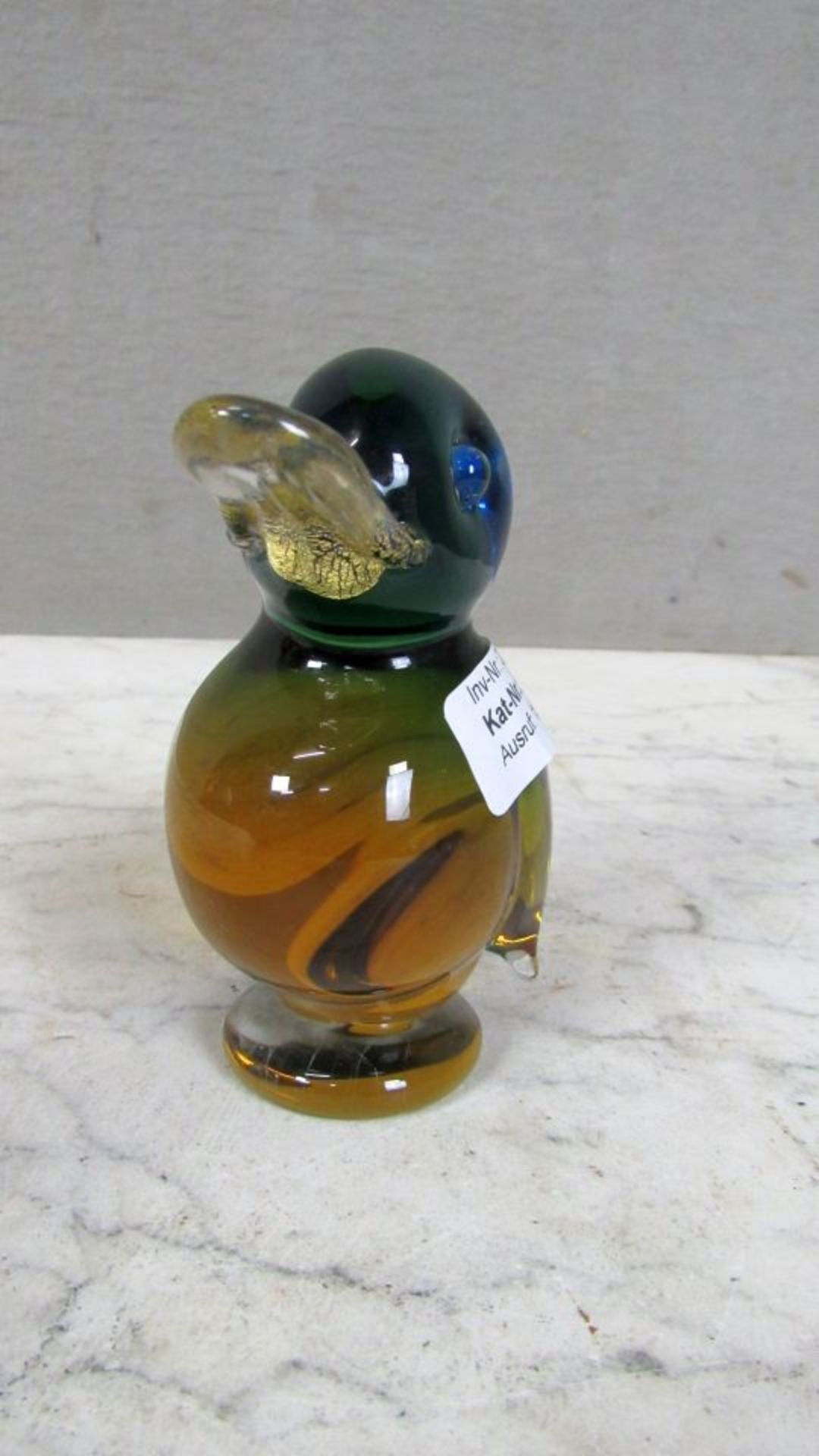 Glasskulptur Murano stehende Ente - Bild 3 aus 5