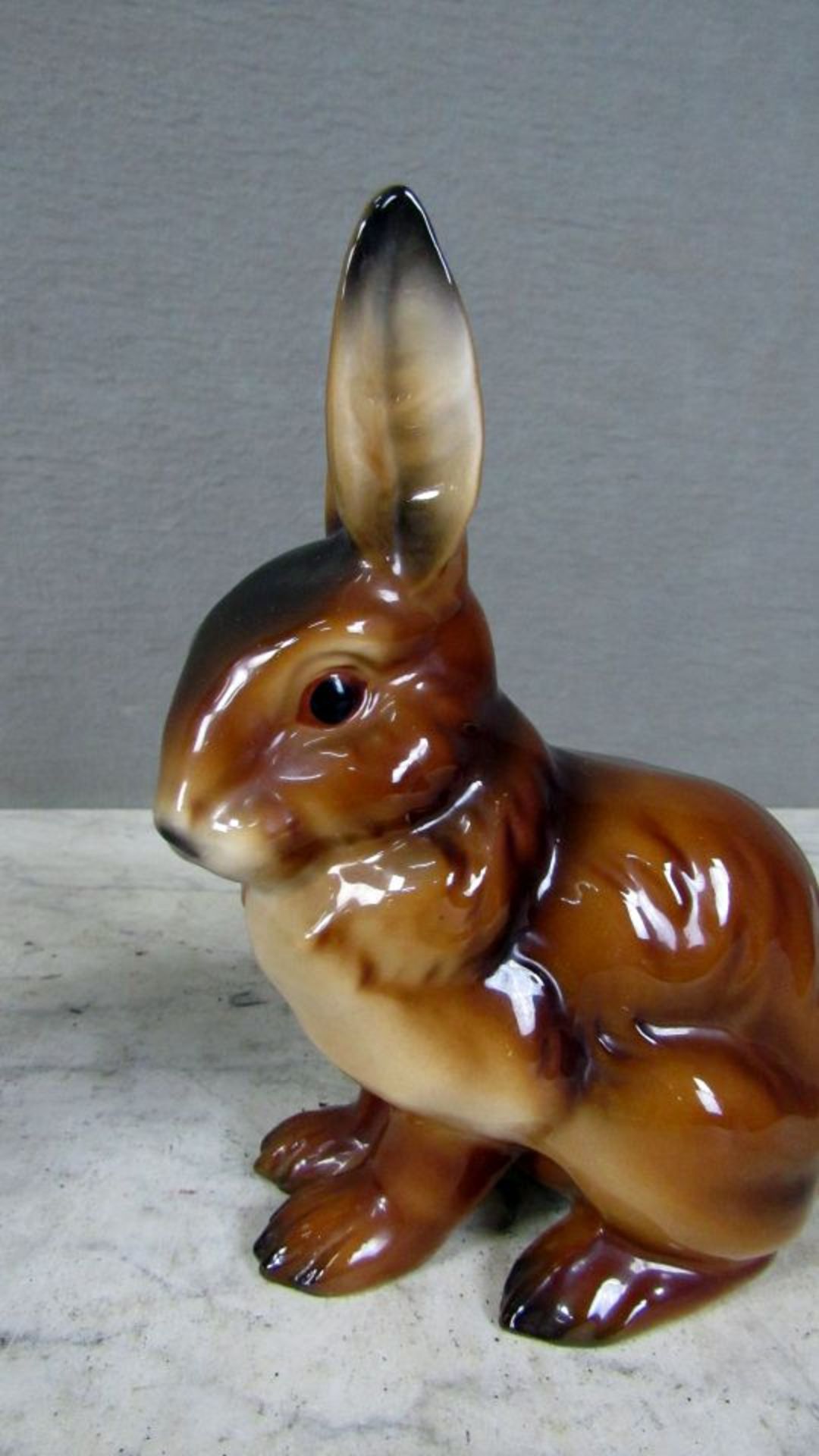 Goebel 2 Porzellanfiguren Hasen 16cm - Bild 2 aus 7