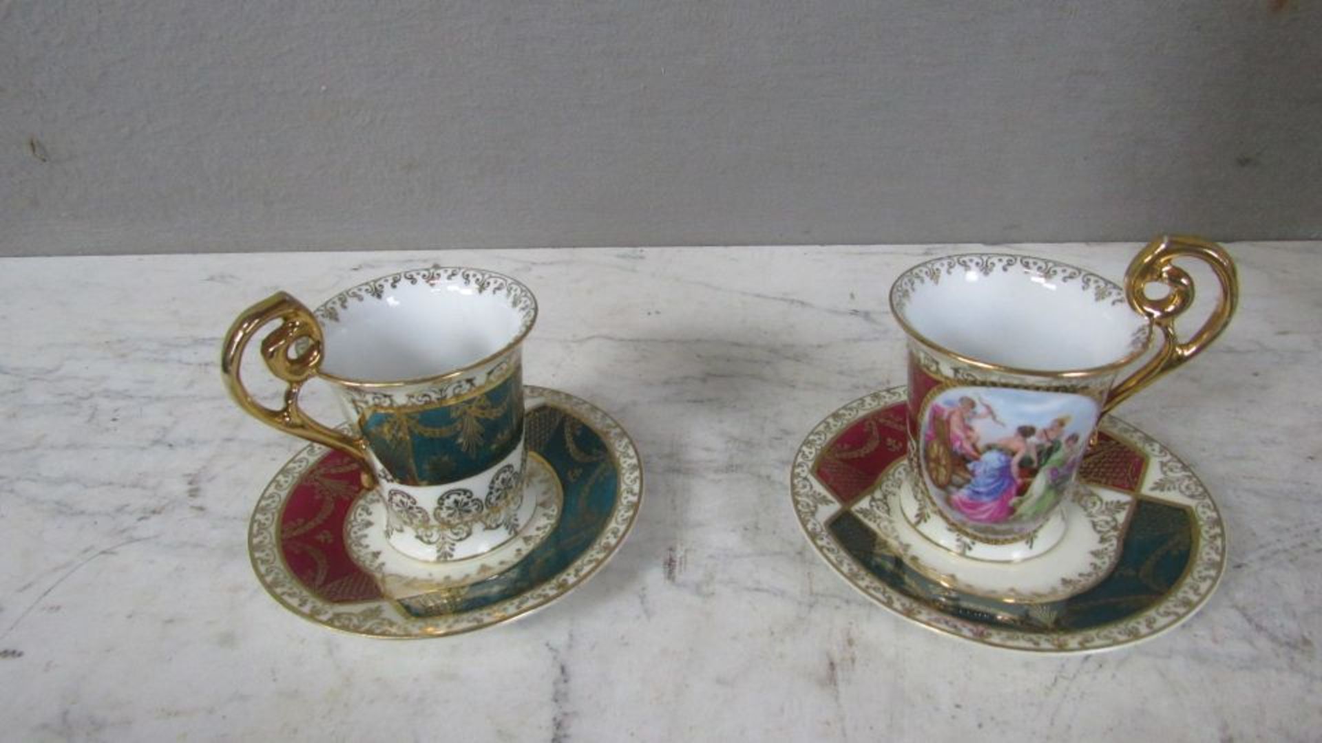 Konvolut Porzellan Wien antik 7 - Bild 5 aus 9