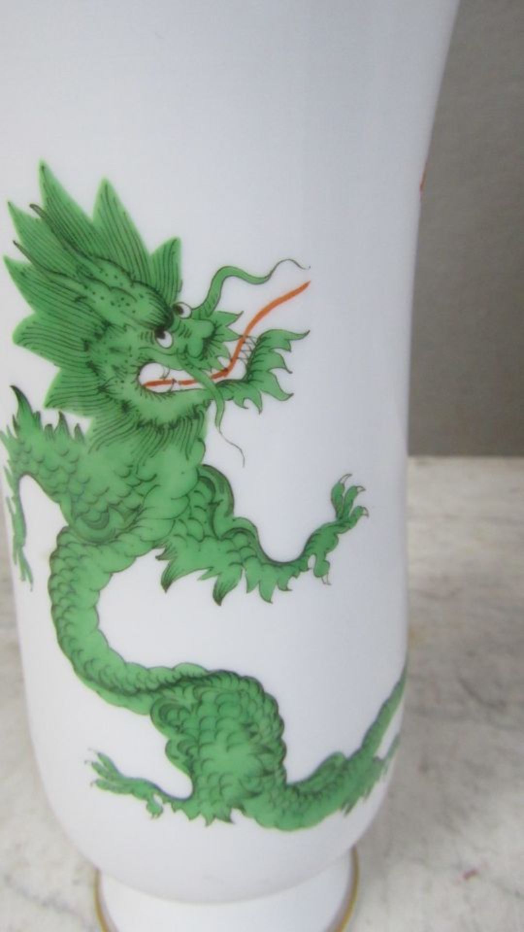 Meissen Porzellan Schwertermarke Vase - Bild 3 aus 6