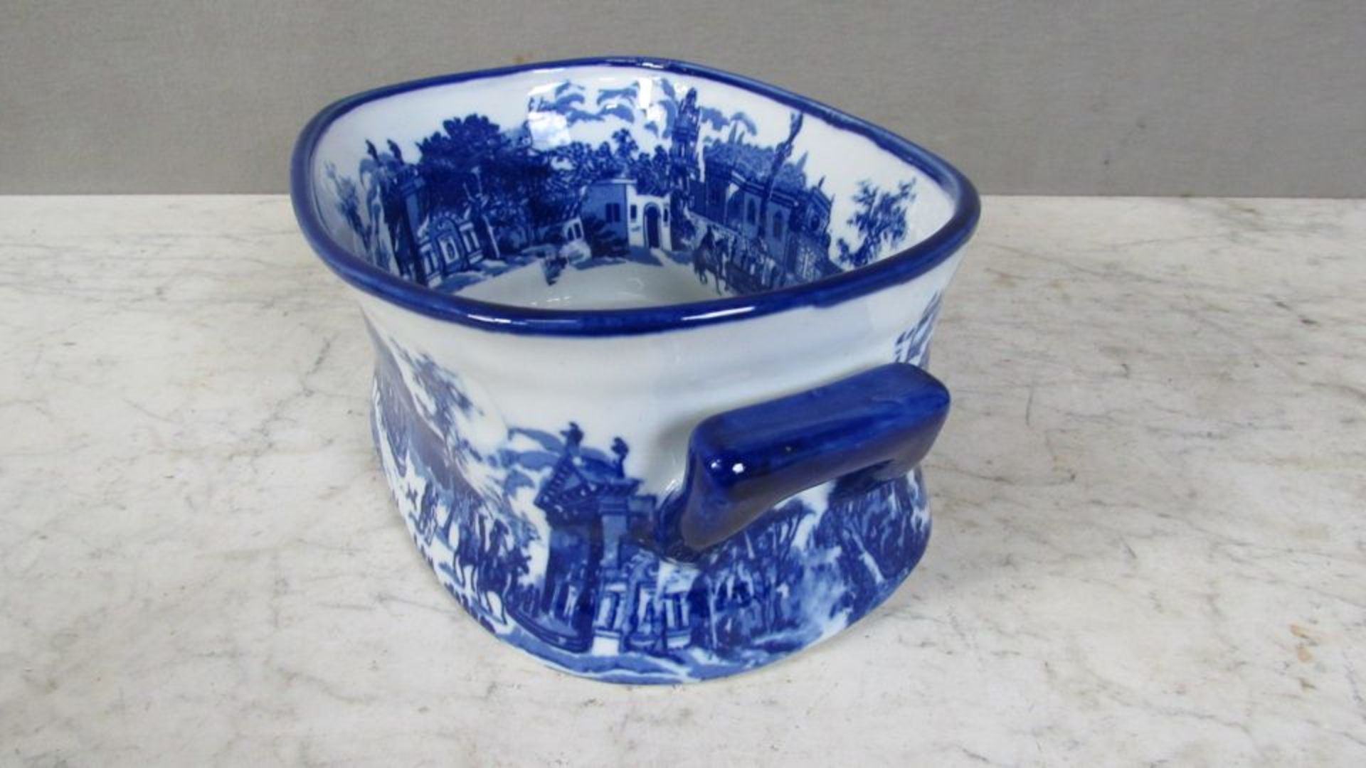 Porzellanschale Asiatische Malerei ca. - Bild 4 aus 7