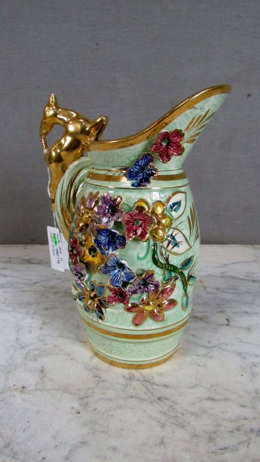 Tischvase in Krugform bestoßen 24cm