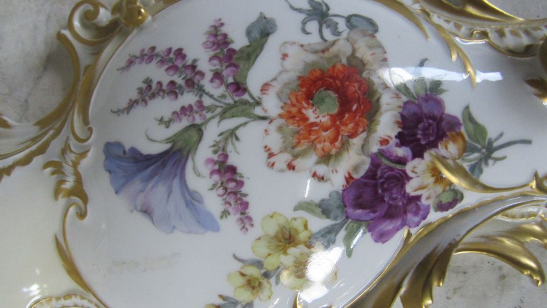 Antike Wandvase KPM Zeptermarke 34cm - Bild 3 aus 9