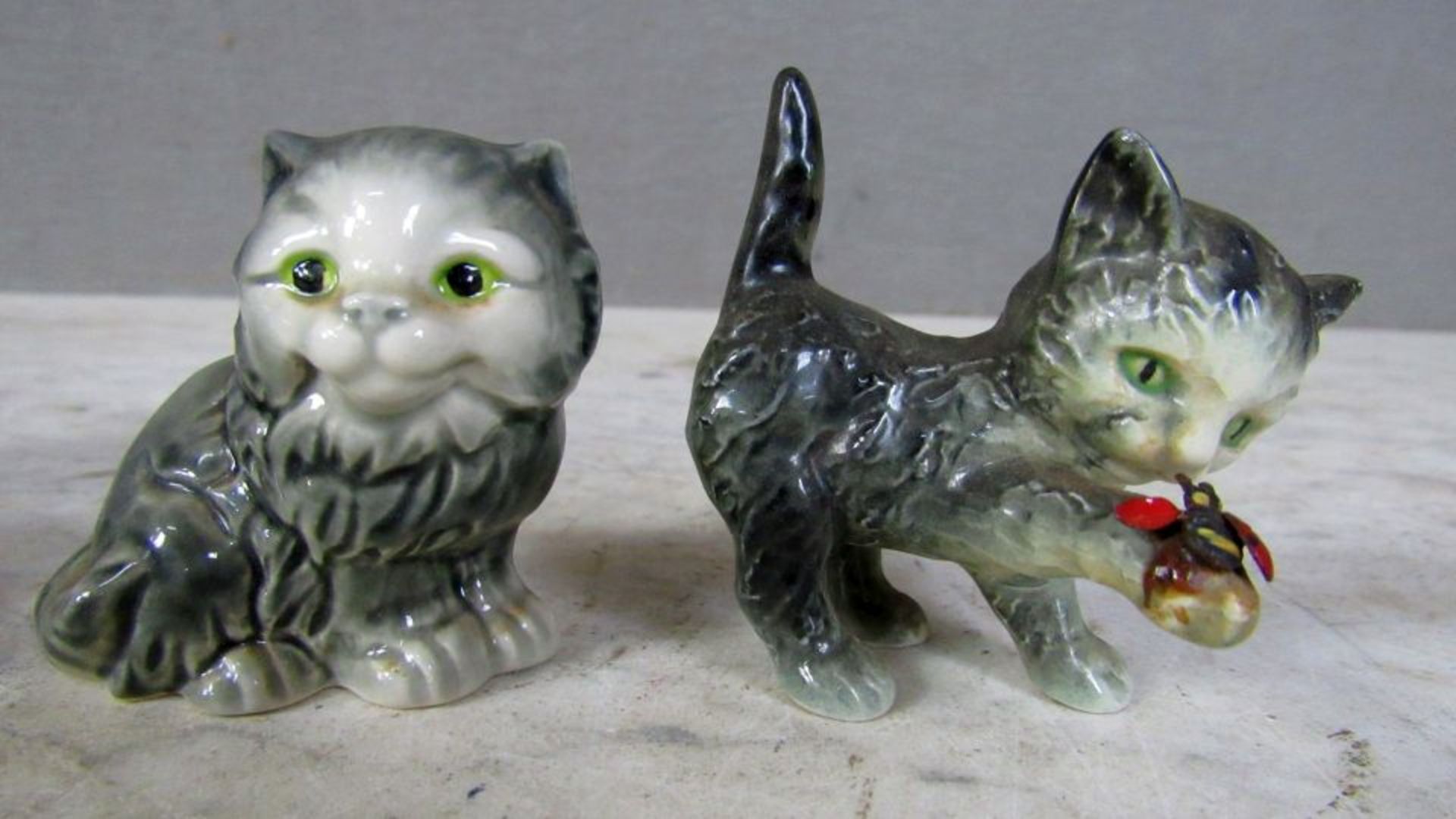 6 Porzellanfiguren Goebel Katzen von - Bild 4 aus 7
