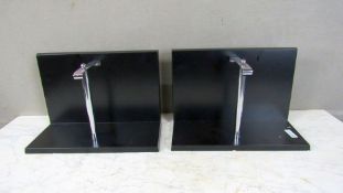 Zwei Vintage 60er Jahre Hutablagen mit