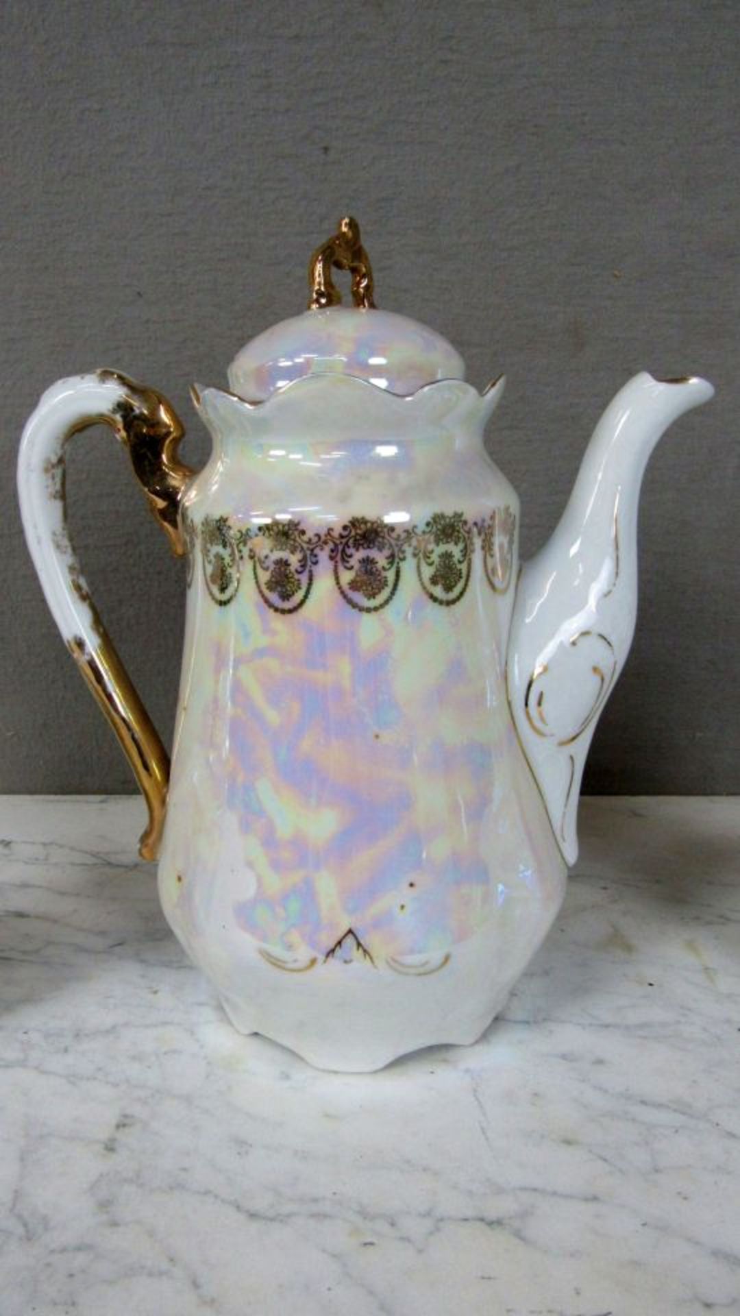 Antiker Kaffeekern irrisierend um 1900 - Bild 3 aus 7