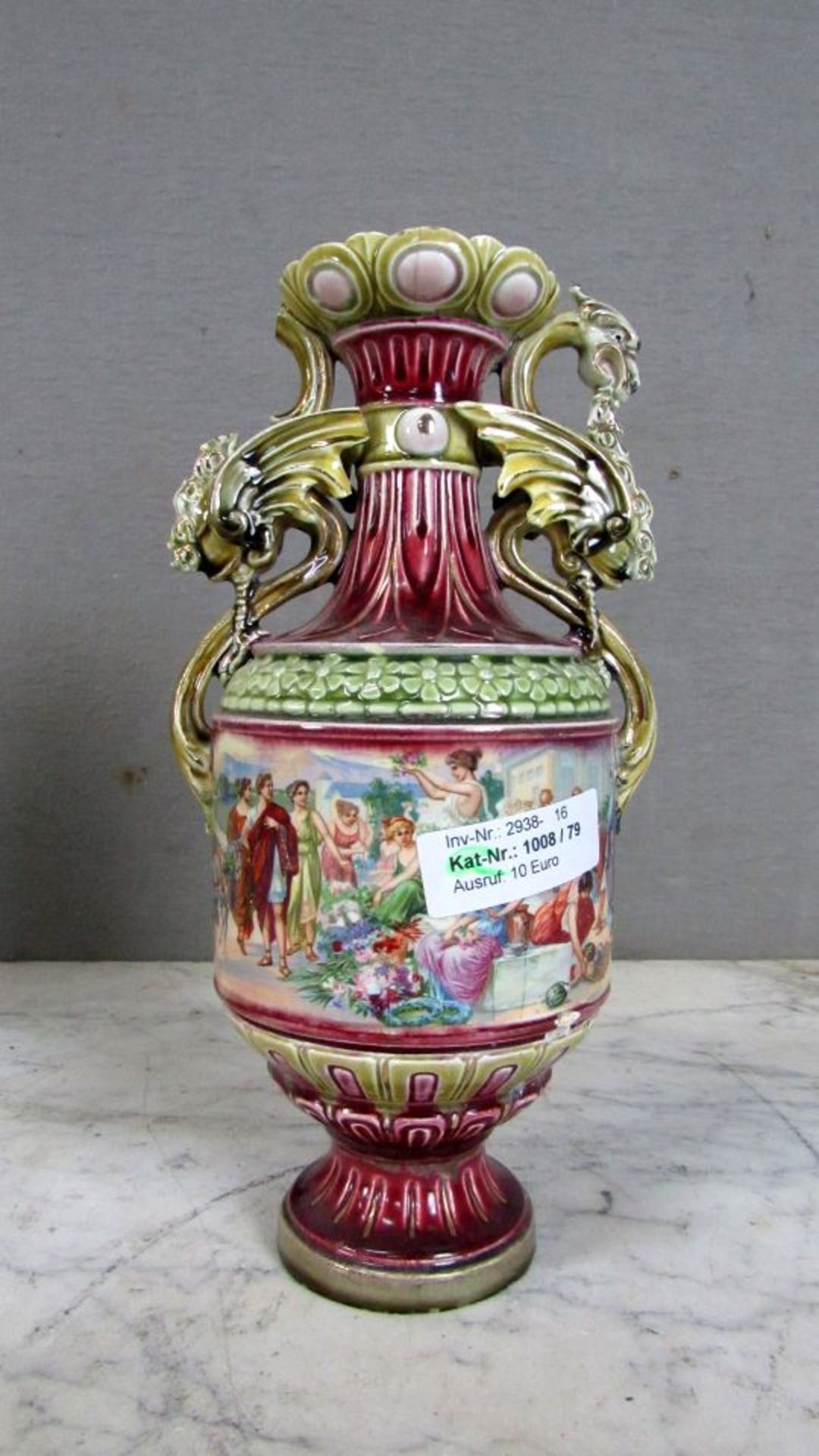 Prunkvase bestoßen 26cm