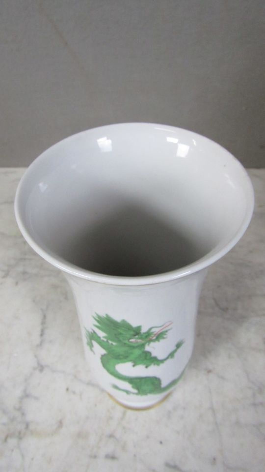 Meissen Porzellan Schwertermarke Vase - Bild 2 aus 6