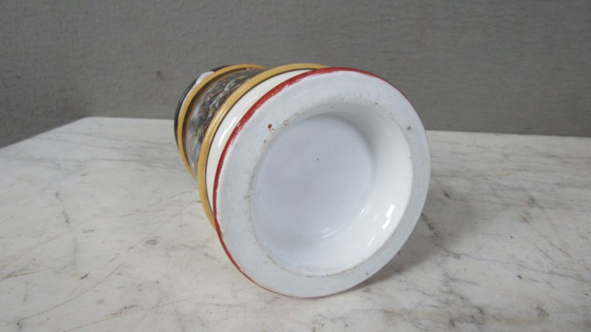 Antiker Bierkrug mit Bodenbild und - Bild 7 aus 7