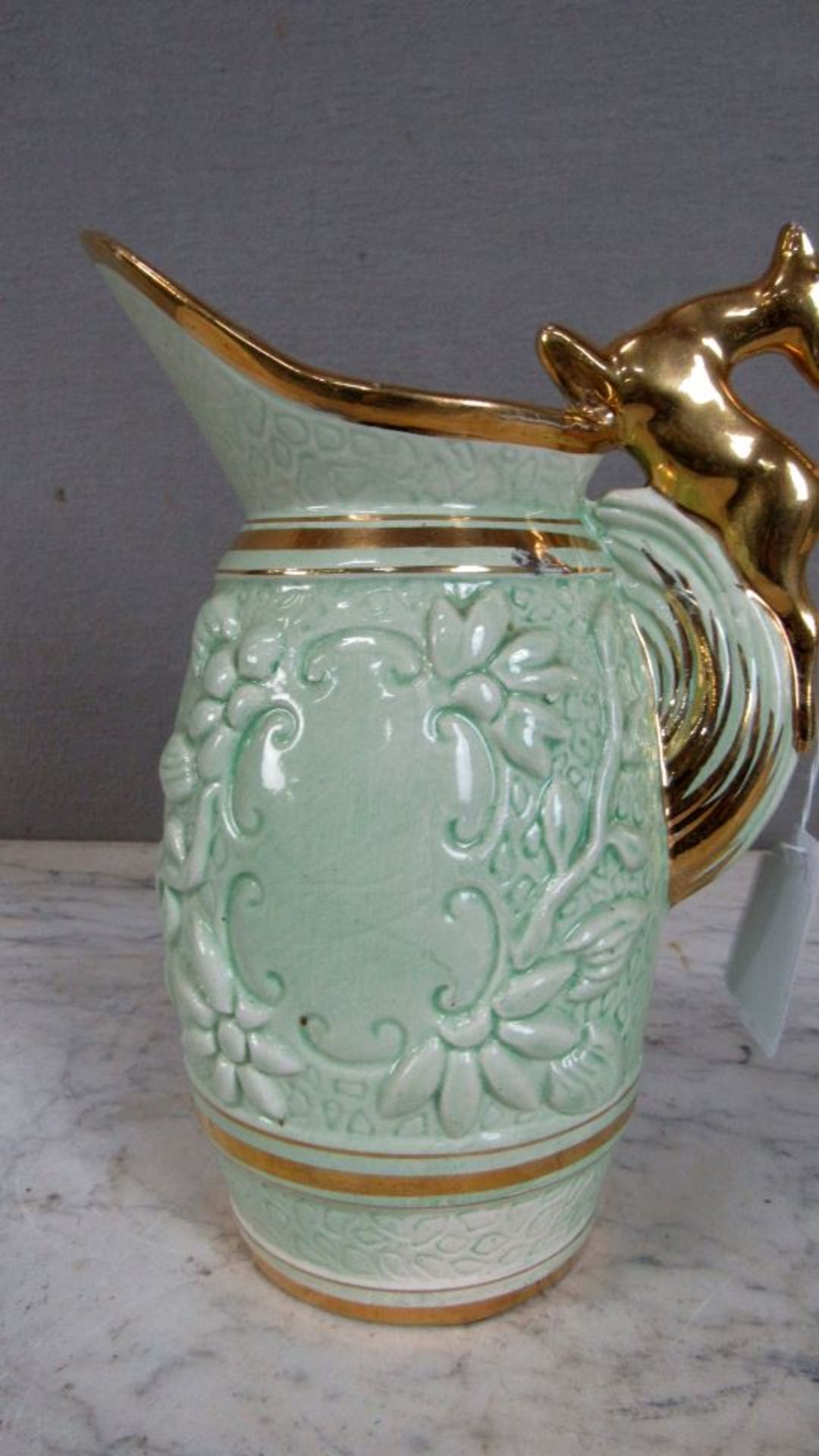 Tischvase in Krugform bestoßen 24cm - Bild 6 aus 8