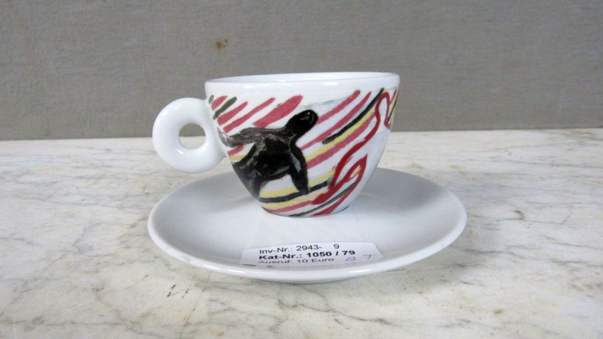 Aus Sammlungsauflösung Tassen Illy