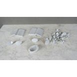 Konvolut Porzellan Aufsteller Schilder