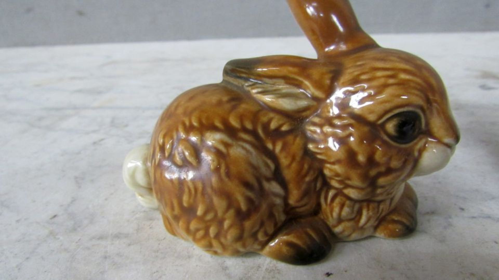 3 Porzellanfiguren Hasen Goebel 1x - Bild 3 aus 8