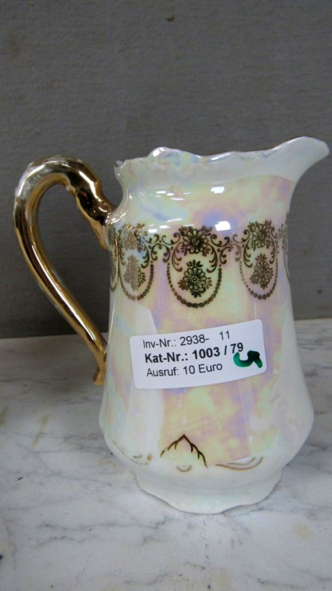 Antiker Kaffeekern irrisierend um 1900 - Bild 6 aus 7