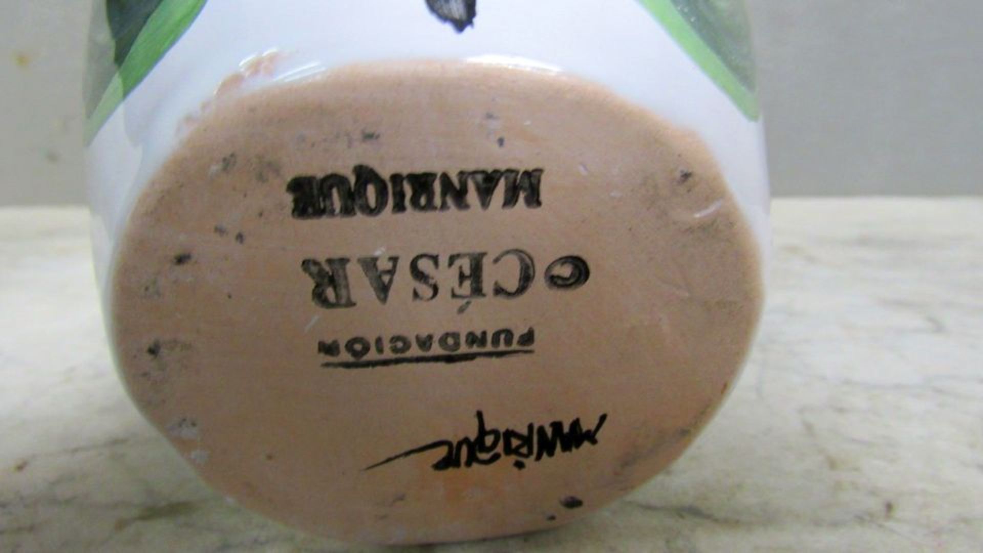 Keramikfigur Lasiert Cesar Manrique - Bild 7 aus 7