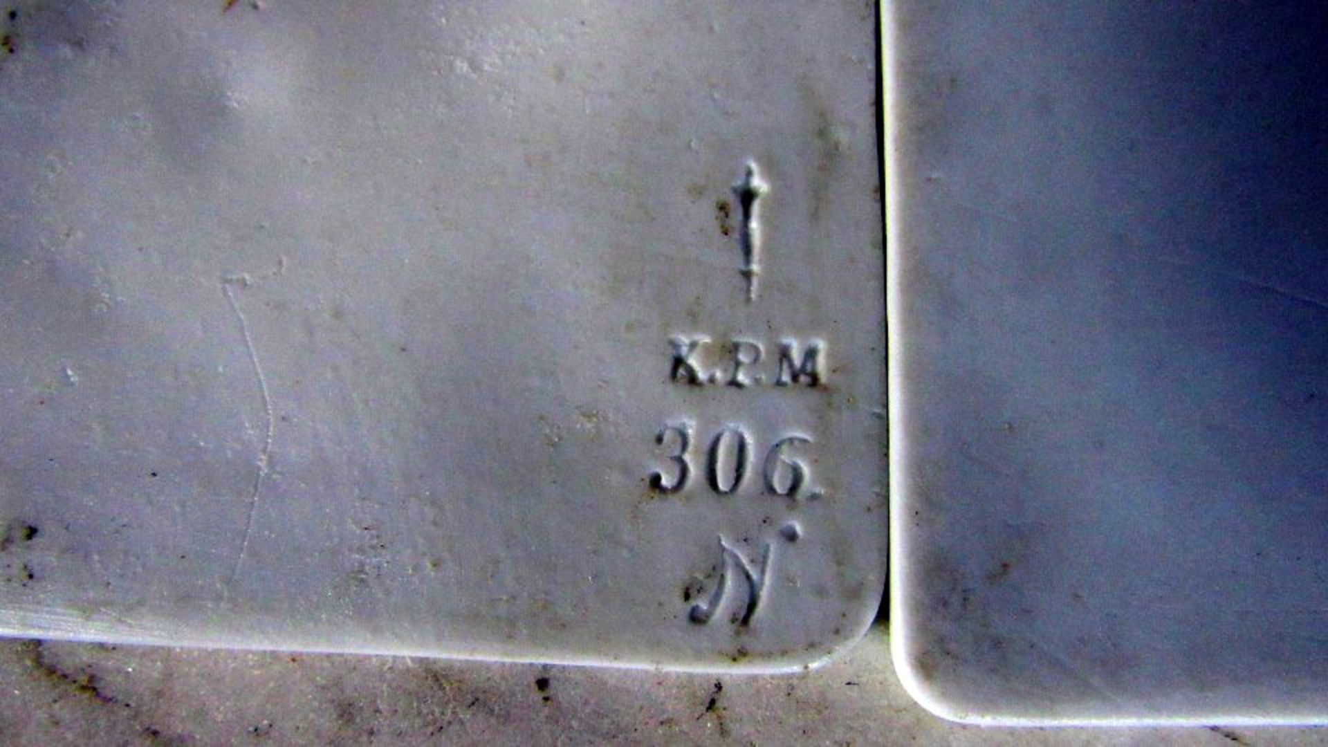 2 Porzellanbilder KPM Zeptermarke - Bild 7 aus 8