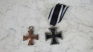2 Orden Kaiserreich 1WK Eisernes Kreuz