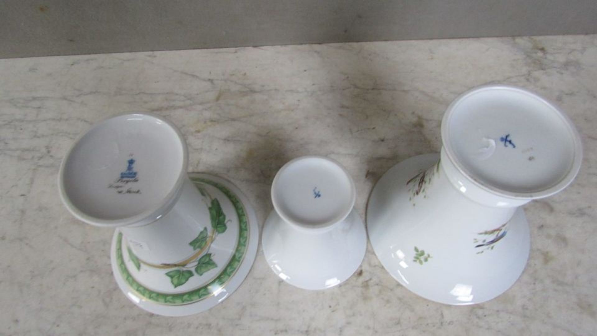 Drei Porzellanvasen Fürstenberg von - Bild 6 aus 8
