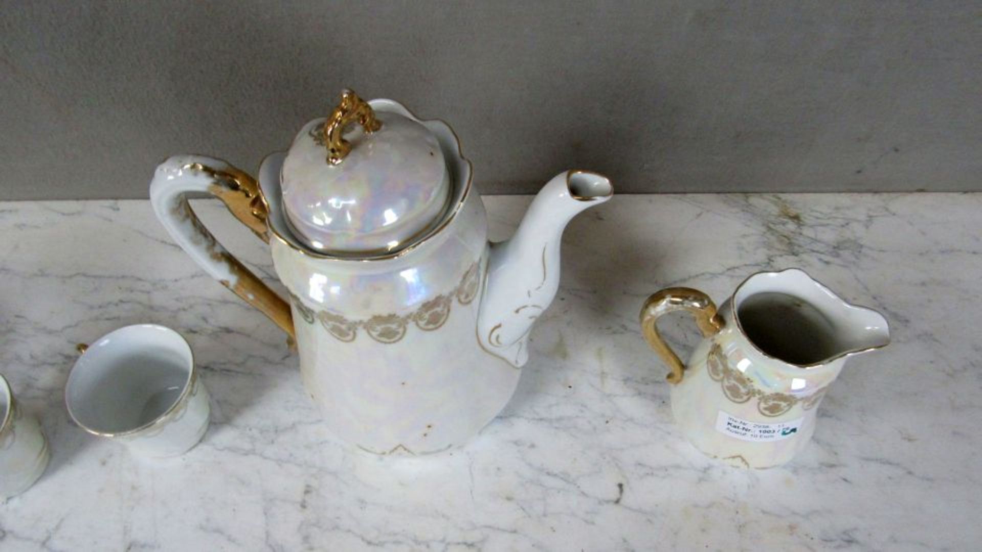 Antiker Kaffeekern irrisierend um 1900 - Bild 2 aus 7