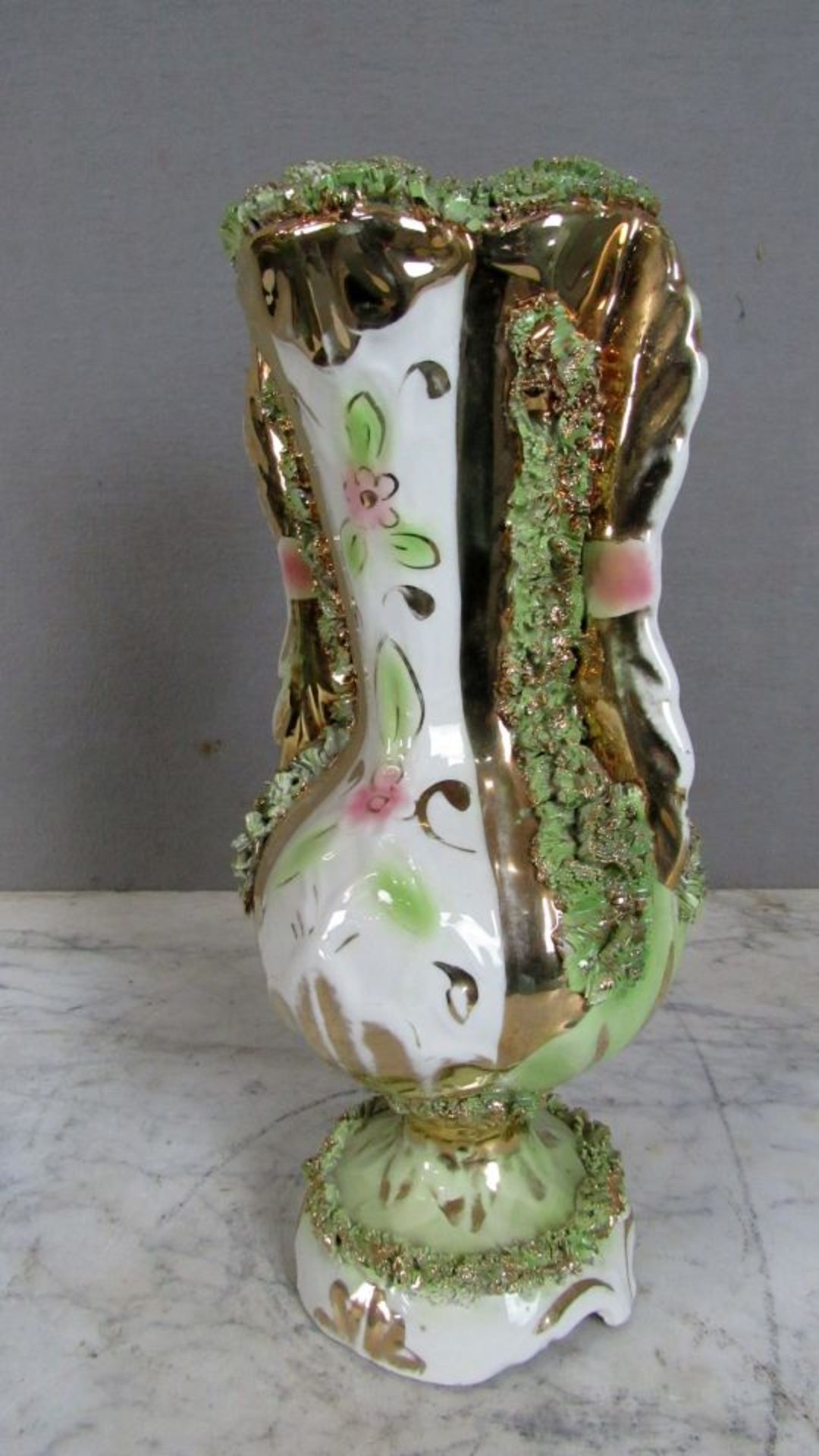 Prunkvase bestoßen 34cm - Bild 5 aus 6