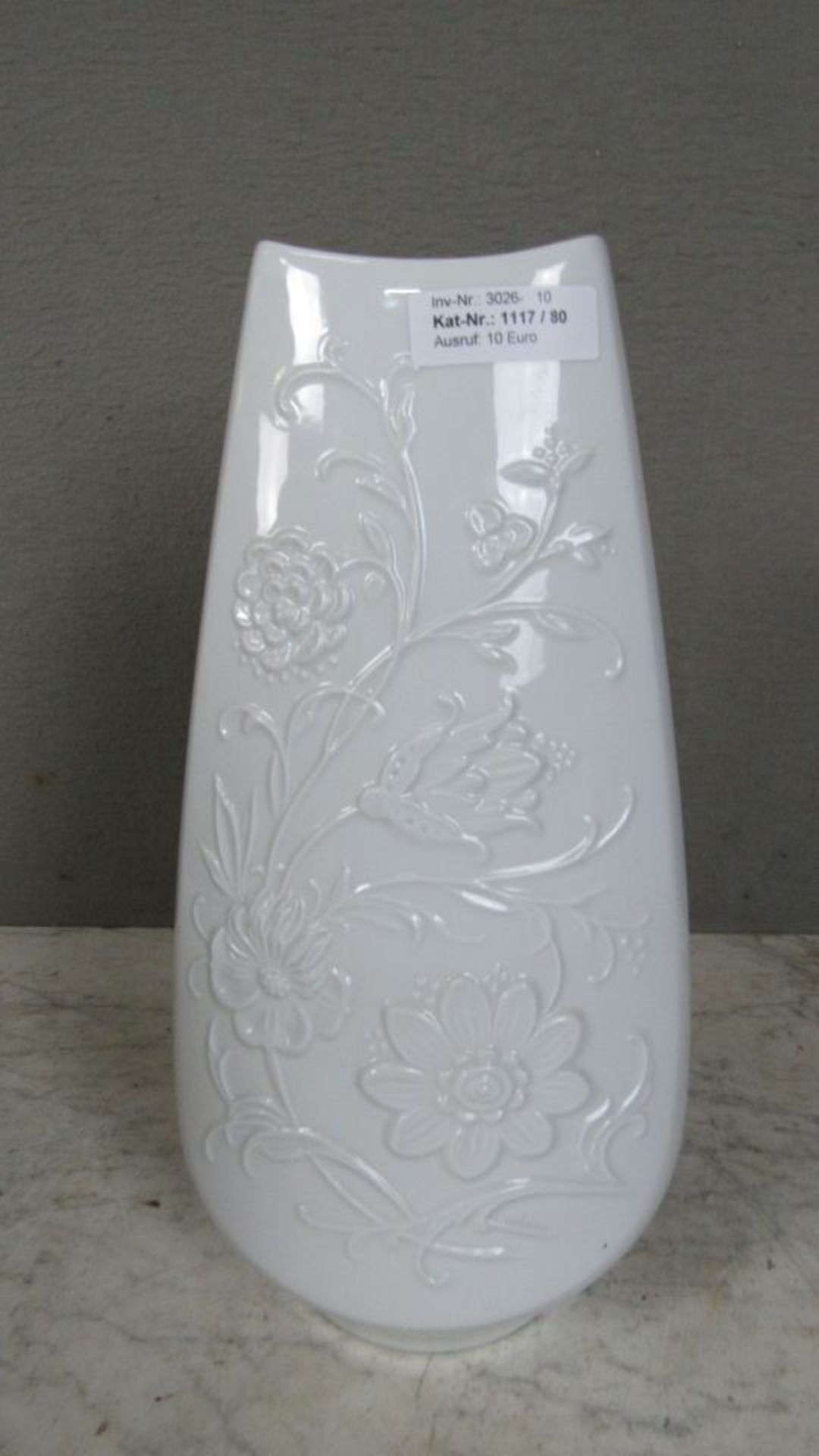 Große Vintage Porzellanvase Schumann