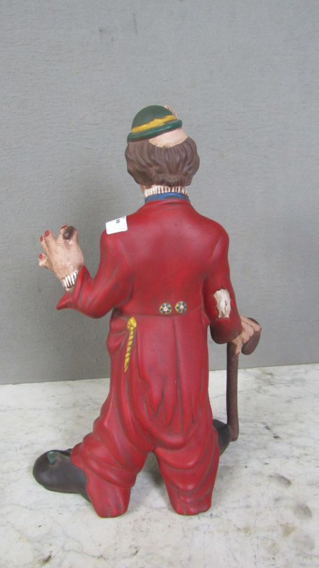 Keramikfigur Clown 39cm hoch - Bild 5 aus 7